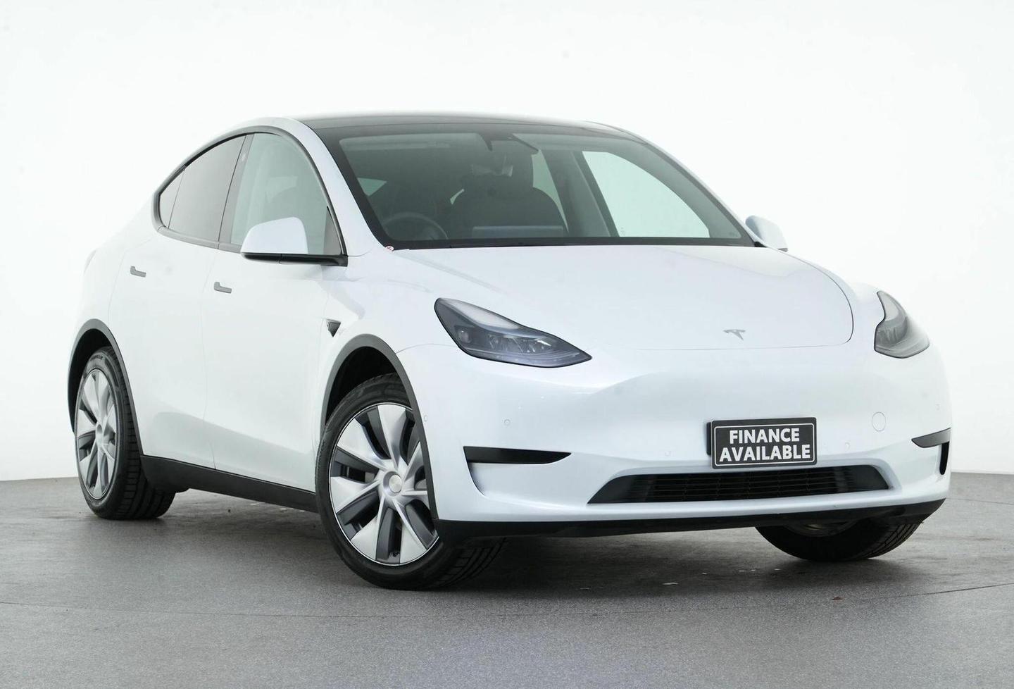 2022 Tesla Model Y in Pearl White
