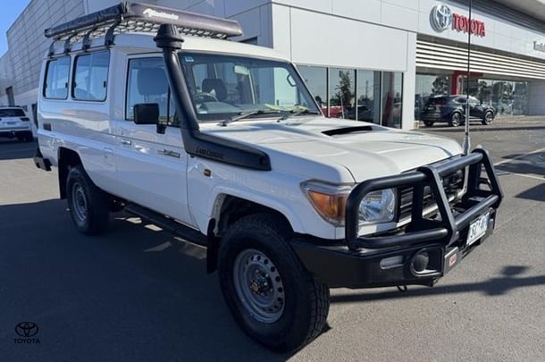 2013 Toyota Landcruiser Workmate in White