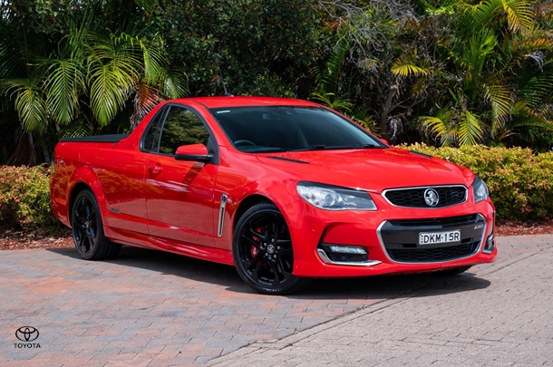 2016 Holden Ute SS V Redline in Red