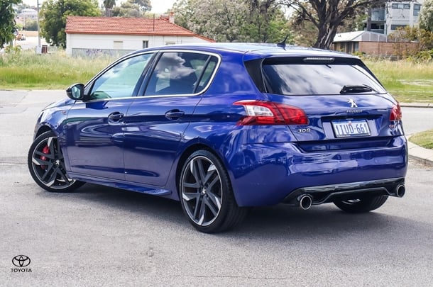 2017 Peugeot 308 GTi 270 in Blue