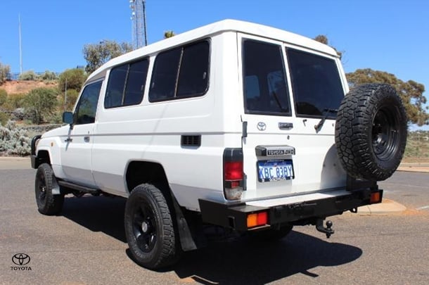2010 Toyota Landcruiser Workmate Troopcarrier in White