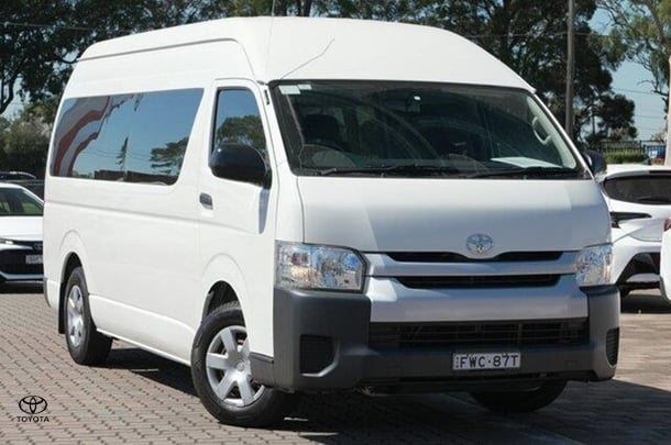 2018 Toyota Hiace Commuter in White