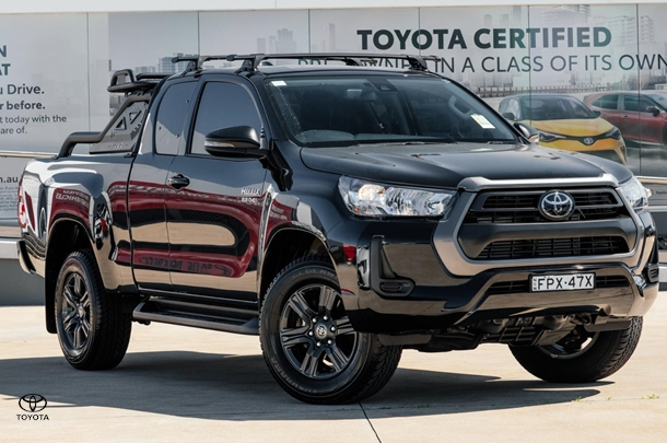 2023 Toyota Hilux SR in Black