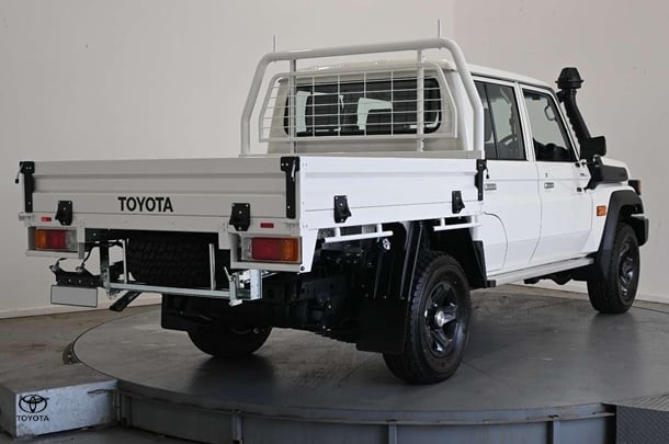 2025 Toyota Landcruiser GXL in White