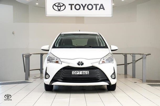 2017 Toyota Yaris SX in White