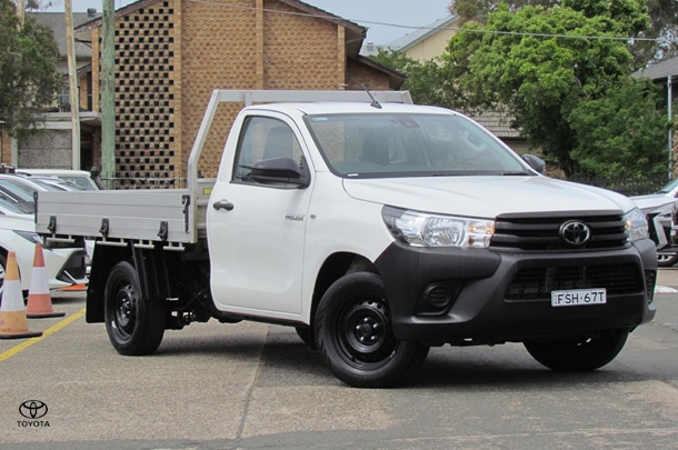 2021 Toyota Hilux Workmate in White