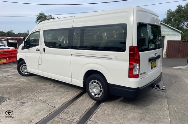 2023 Toyota Hiace Commuter in White