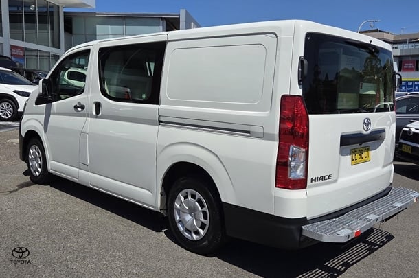2021 Toyota Hiace LWB in White