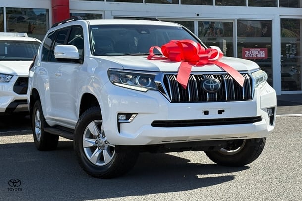 2019 Toyota Landcruiser Prado GXL in White