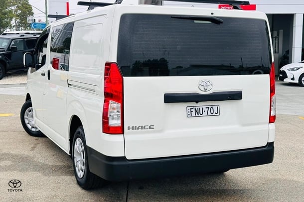 2024 Toyota Hiace LWB in White