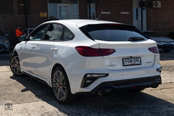 2023 Kia Cerato GT in Snow White Pearl (Swp)