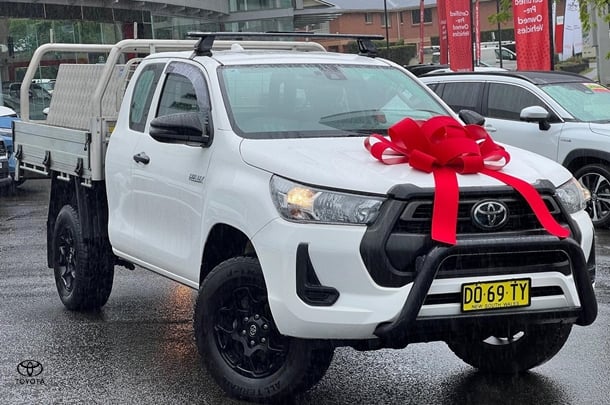 2022 Toyota Hilux Workmate in White