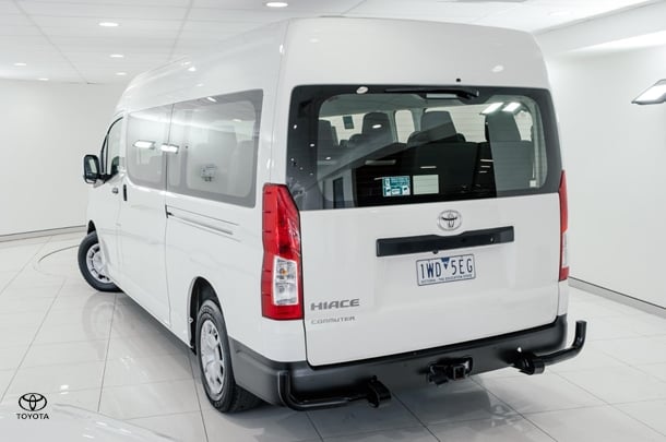 2022 Toyota Hiace Commuter in White