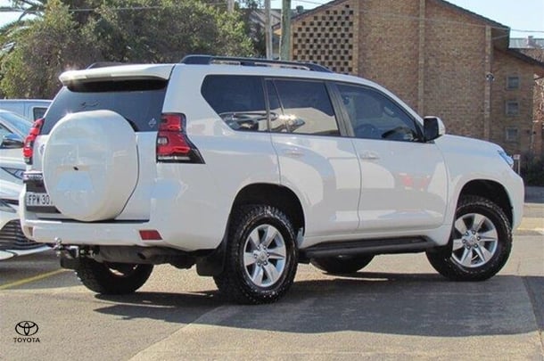 2020 Toyota Landcruiser Prado GXL in White