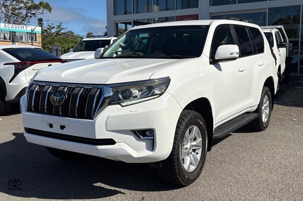 2019 Toyota Landcruiser Prado GXL in White