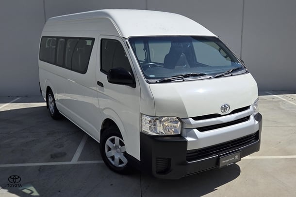 2017 Toyota Hiace Commuter in White
