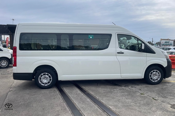 2023 Toyota Hiace Commuter in White