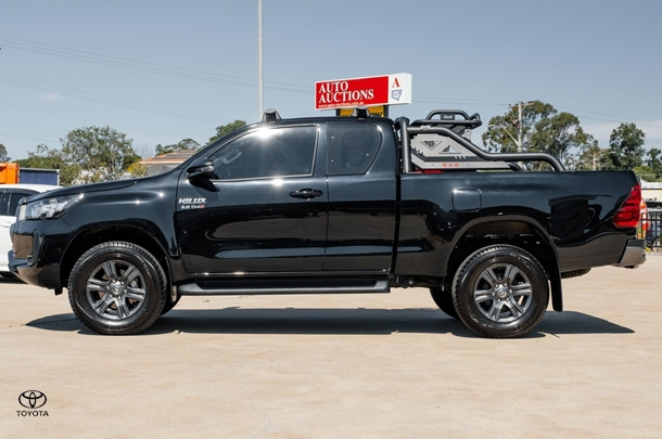 2023 Toyota Hilux SR in Black