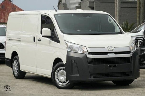 2023 Toyota Hiace LWB in White