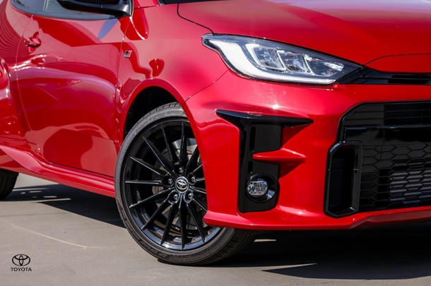 2024 Toyota Yaris GR in Red