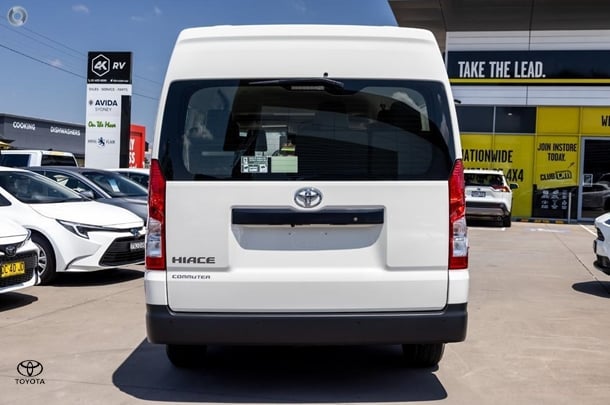 2025 Toyota Hiace Commuter in White