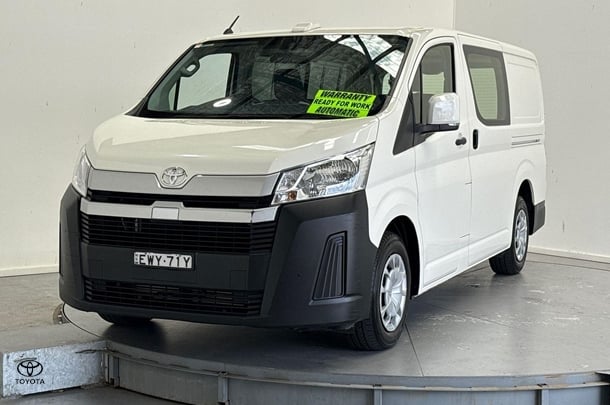 2022 Toyota Hiace LWB in White