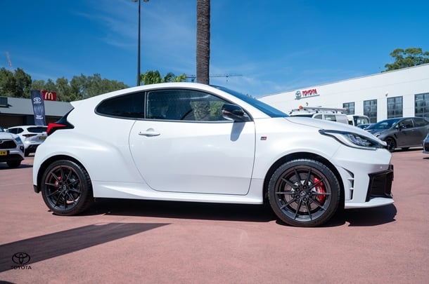 2025 Toyota Yaris GTS in White