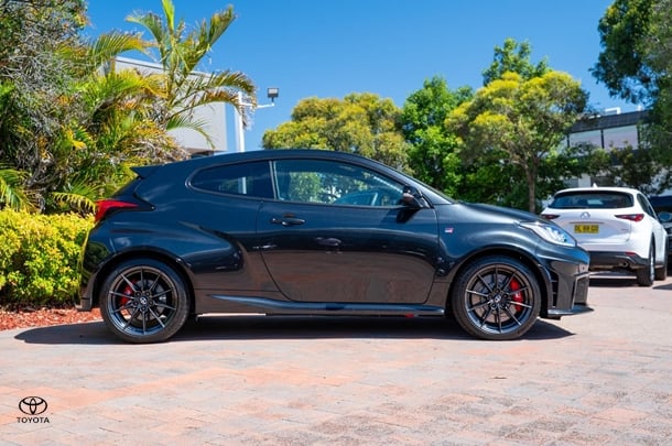 2024 Toyota Yaris GTS in Black