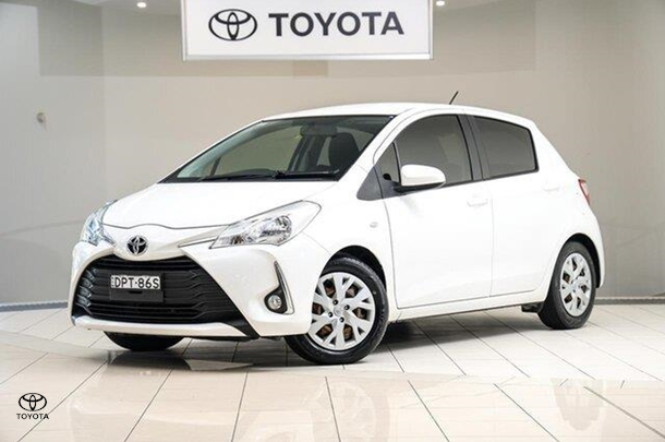2017 Toyota Yaris SX in White