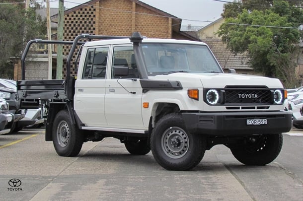 2024 Toyota Landcruiser Workmate in White