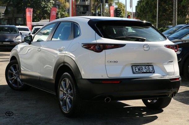 2020 Mazda CX-30 G20 Evolve in Snowflake White Pearl