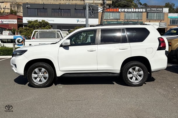 2019 Toyota Landcruiser Prado GXL in White
