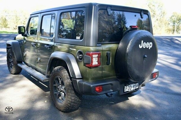 2020 Jeep Wrangler Unlimited Willys in Green