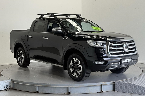 2022 GWM Ute Cannon-L in Black