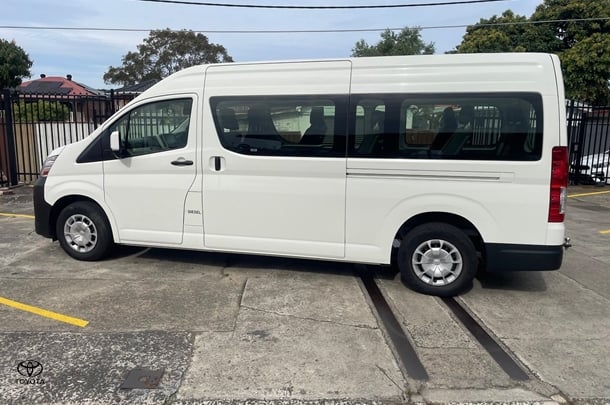 2023 Toyota Hiace Commuter in White