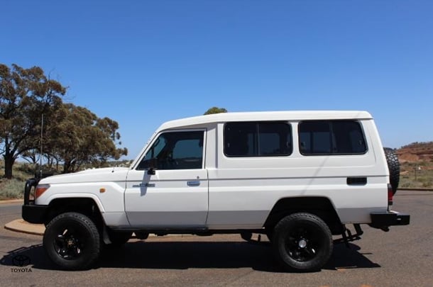 2010 Toyota Landcruiser Workmate Troopcarrier in White