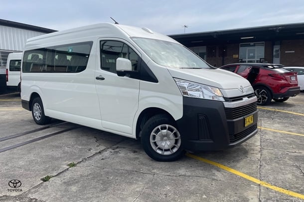 2023 Toyota Hiace Commuter in White