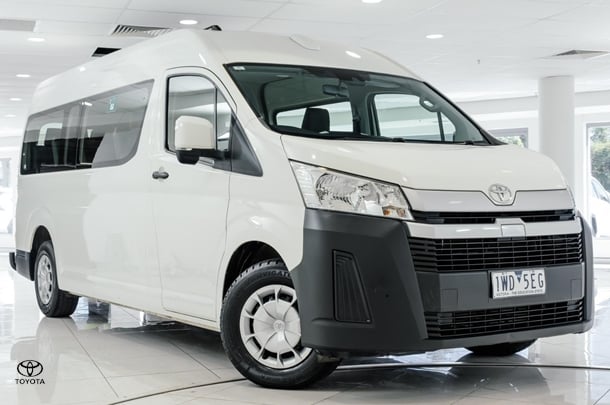 2022 Toyota Hiace Commuter in White