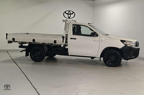 2019 Toyota Hilux Workmate in White