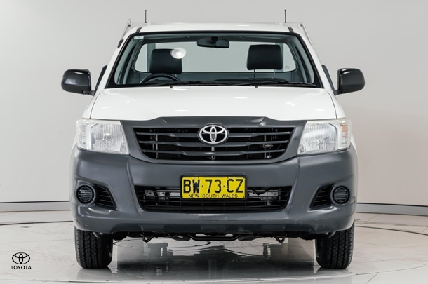 2013 Toyota Hilux Workmate in White