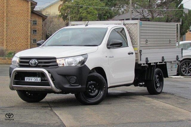 2020 Toyota Hilux Workmate in White