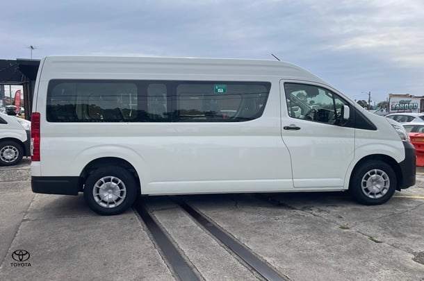2023 Toyota Hiace Commuter in White