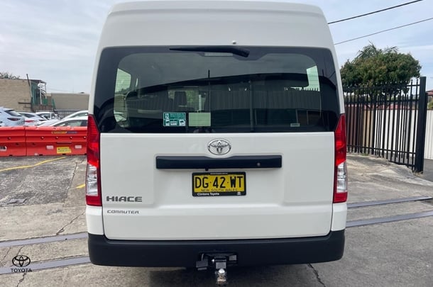 2023 Toyota Hiace Commuter in White