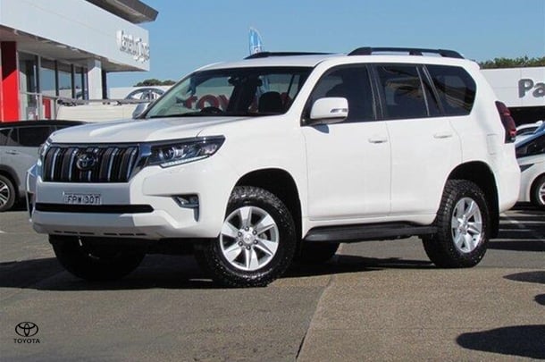 2020 Toyota Landcruiser Prado GXL in White