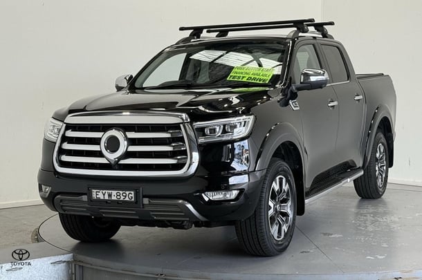 2022 GWM Ute Cannon-L in Black