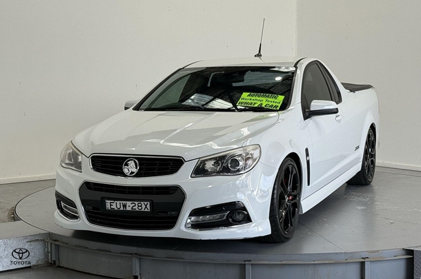2015 Holden Ute SS V Redline in White