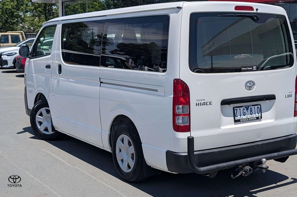 2012 Toyota Hiace LWB in White