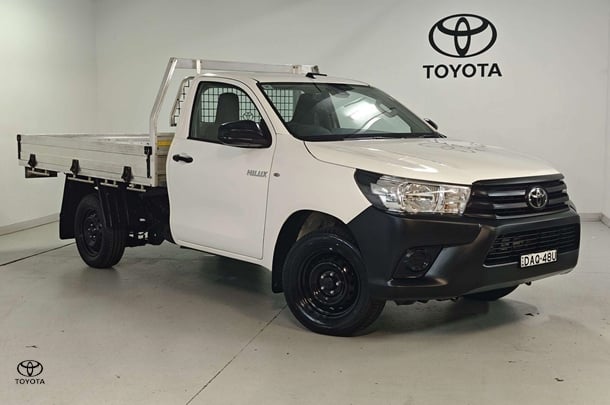 2019 Toyota Hilux Workmate in White