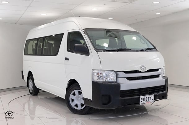 2018 Toyota Hiace Commuter in White