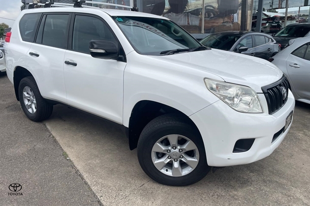 2013 Toyota Landcruiser Prado GX in White